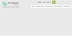 Desktop Screenshot of greenworldpartners.com