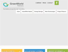 Tablet Screenshot of greenworldpartners.com